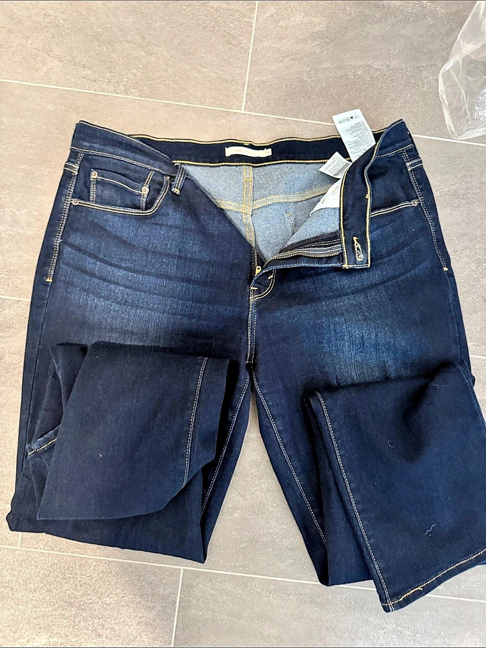 Levi's 505 Straight Leg Jeans in Blue Waist 14